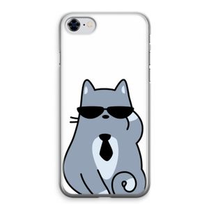 Cool cat: iPhone 8 Transparant Hoesje
