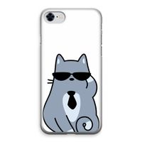 Cool cat: iPhone 8 Transparant Hoesje
