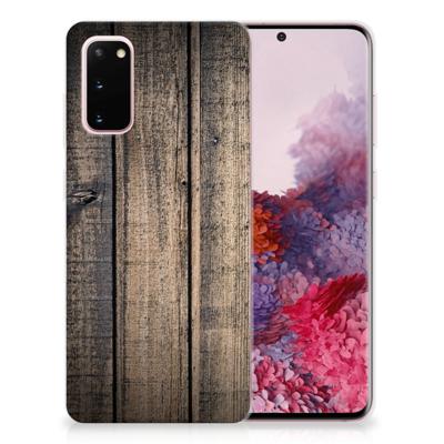 Samsung Galaxy S20 | Bumper Hoesje | Steigerhout