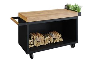 OFYR | Mise en Place Table Black 135 PRO | Teak Wood