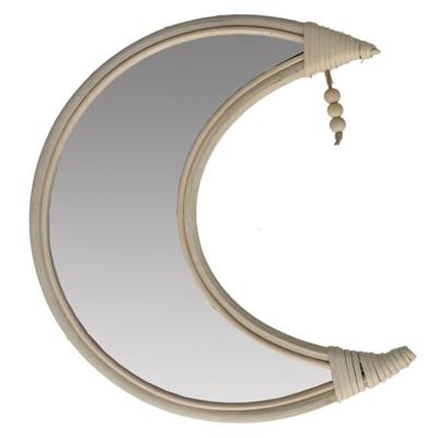 Wandspiegel Maan - natuur frame - 30 cm - Kinderkamer spiegels