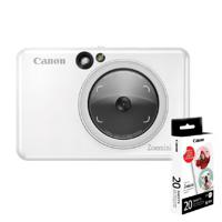 Canon Instant Zoemini S2 Pearl White + Papier Bundel