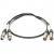 Klotz LAE02FM10.0 loom cable multikabel 2x XLR 3p male-2x XLR 3p female 10m
