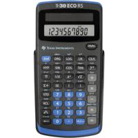 Texas Instruments TI-30 ECO RS Schoolrekenmachine Zwart Aantal displayposities: 10 werkt op zonne-energie (b x h x d) 71 x 13 x 147 mm - thumbnail