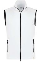 HAKRO Function Regular Fit Fleece vest wit, Effen - thumbnail