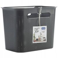 Rotho brisen opbergmand 26.2x18x21.1 cm 7l antraciet