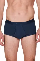 2-Pack Classic slip heren met gulp - 32320 - Heren ondergoed met sluiting - Biologisch katoen