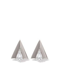 Annoushka puces d'oreilles en or 18ct pavées de diamants - Argent