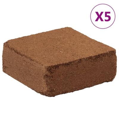 Kokosvezelblokken 5 st 5 kg elk 25 kg totaal