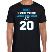 Not everyone looks this good at 20 verjaardag cadeau t-shirt zwart voor heren Not everyone looks this good at 20 verjaardag cadeau t-shirt zwart voor heren