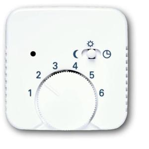 Busch-Jaeger 2CKA001710A3556 Temperatuurregelaar Afdekking Reflex SI Zuiver wit (RAL 9010), Wit 1 stuk(s)