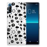 Silicone Back Case Sony Xperia L4 Silver Punk Silicone Back Case Sony Xperia L4 Silver Punk