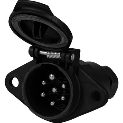 SecoRüt ES021 Aanhangerstopcontact [Open kabeleinden - Aanhangercontact 7-polig type S] Kunststof