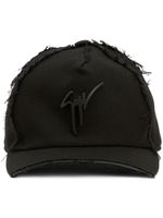 Giuseppe Zanotti casquette à plaque logo - Noir - thumbnail