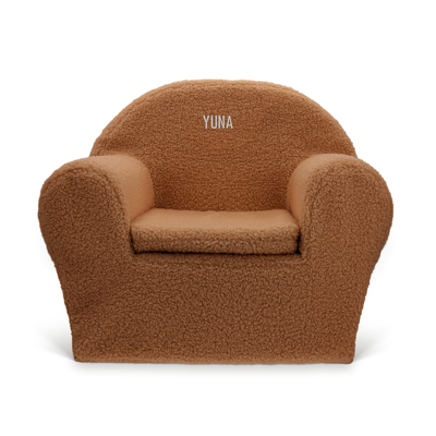 Teddy kinderstoel met naam - Bruin