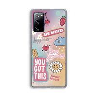 Positivity: Samsung Galaxy S20 FE / S20 FE 5G Transparant Hoesje