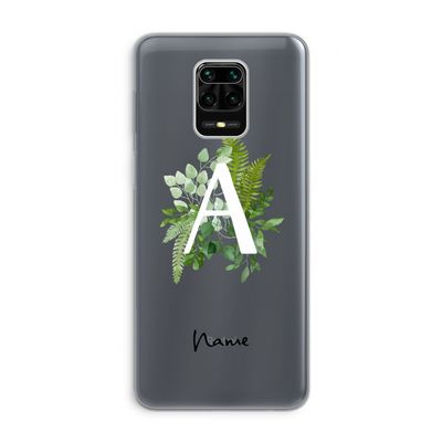 Green Brush: Xiaomi Redmi Note 9 Pro Transparant Hoesje
