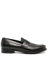 Canali mocassins en cuir de veau - Noir - thumbnail