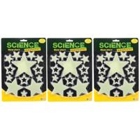 Glow in the Dark sterren - 39x stuks - plafond en muur - Heelal stickers