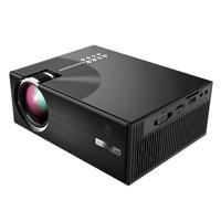 Cheerlux C7 1800 lumens 800 x 480 720P 1080P HD WiFi Smart projector ondersteuning HDMI/USB/VGA/AV/SD (zwart)