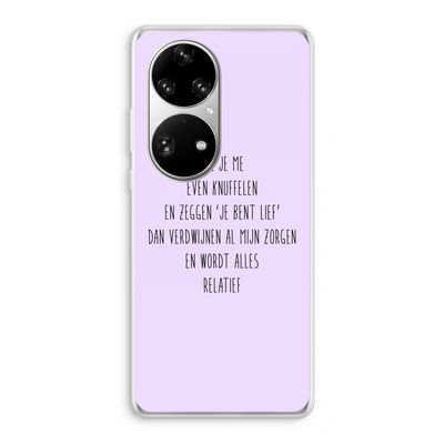 Relatief: Huawei P50 Pro Transparant Hoesje