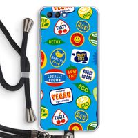 Fruitsticker: Honor 10 Transparant Hoesje met koord