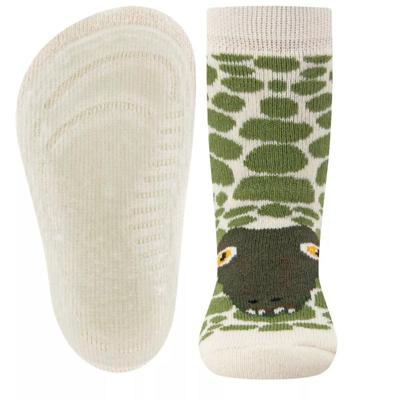 Ewers antislip sokken Stoppi softstep Krokodil groen-25-26