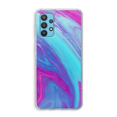 Zweverige regenboog: Samsung Galaxy A32 4G Transparant Hoesje