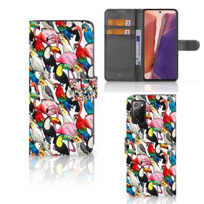 Samsung Galaxy Note 20 | Telefoonhoesje | Met pasjeshouder | Birds