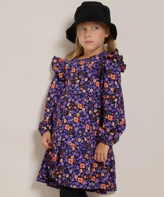 jurk met schouderruches jurk met schouderruches