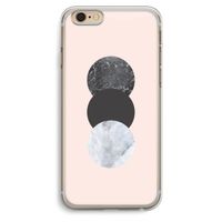 Marmeren cirkels: iPhone 6 Plus / 6S Plus Transparant Hoesje