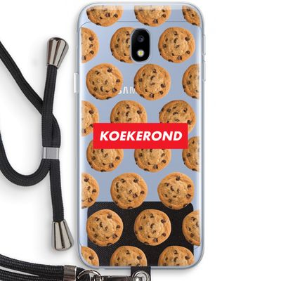 Koekerond: Samsung Galaxy J3 (2017) Transparant Hoesje met koord