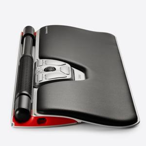 Contour Design RollerMouse RED Plus Set met muis en muismat Bluetooth Zwart, Zilver 7 Toetsen 600 dpi, 800 dpi, 1000 dpi, 1200 dpi, 1400 dpi, 1600 dpi, 1800