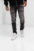 Amicci Jacopo Jeans Heren Donkergrijs - Maat 34 - Kleur: Donkergrijs | Soccerfanshop