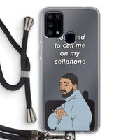 Hotline bling: Samsung Galaxy M31 Transparant Hoesje met koord