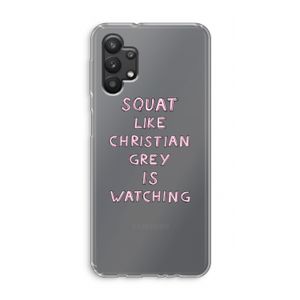 Christian Grey: Samsung Galaxy A32 5G Transparant Hoesje