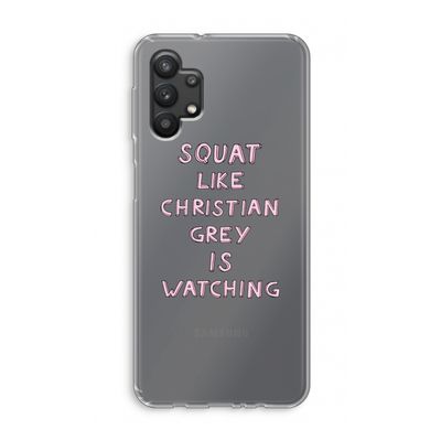Christian Grey: Samsung Galaxy A32 5G Transparant Hoesje