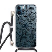 Vexx Black City : iPhone 12 Pro Transparant Hoesje met koord