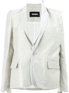 Moohong blazer à design superposé - Blanc