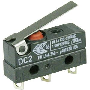 ZF DC2C-A1LB Microschakelaar DC2C-A1LB 250 V/AC 10 A 1x aan/(aan) IP67 Moment 1 stuk(s)