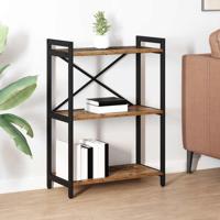 Boekenkast Oud hout 60 x 30 x 83 cm Bewerkt hout