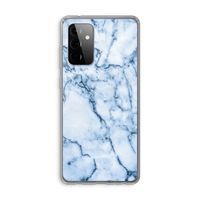 Blauw marmer: Samsung Galaxy A72 Transparant Hoesje