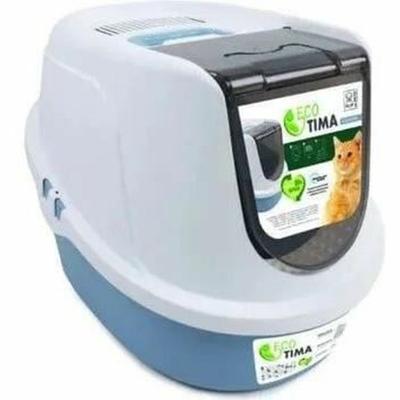 Kattenbak MPETS ECO TIMA Blauw Plastic