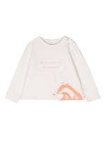 Knot t-shirt en coton Badger à manches longues - Blanc