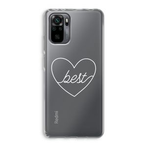Best heart pastel: Xiaomi Redmi Note 10 Pro Transparant Hoesje