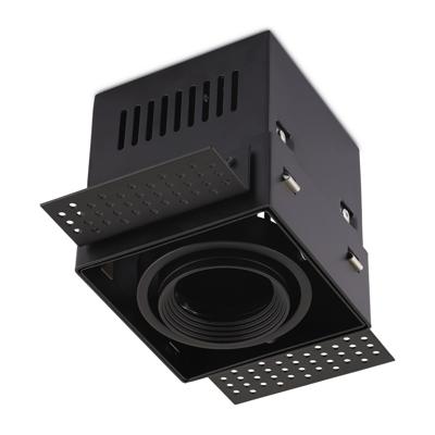 Trimless GU10-armatuur Bastia zwart