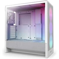 Case ATX Mid-Tower - NZXT - H5 Flow RGB - Ventole RGB incluse - Bianco - Raffreddamento ottimizzato