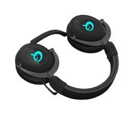 QPAD QH900 hoofdtelefoon/headset Draadloos Hoofdband Gamen Bluetooth Zwart - thumbnail