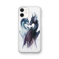Yin Yang Dragons: iPhone 12 Transparant Hoesje