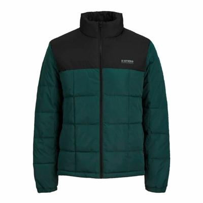 Heren Sportjas Jack & Jones Jjben Square Magical Olijf - Maat: M
